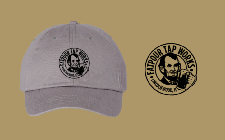 Merch 9 Fatpour Lincolnwood Lincoln Dad Hat