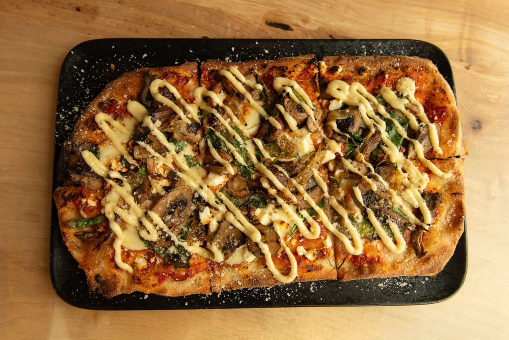 Magic Mushroom Flatbread Pizza - Just .99 during happy hour!