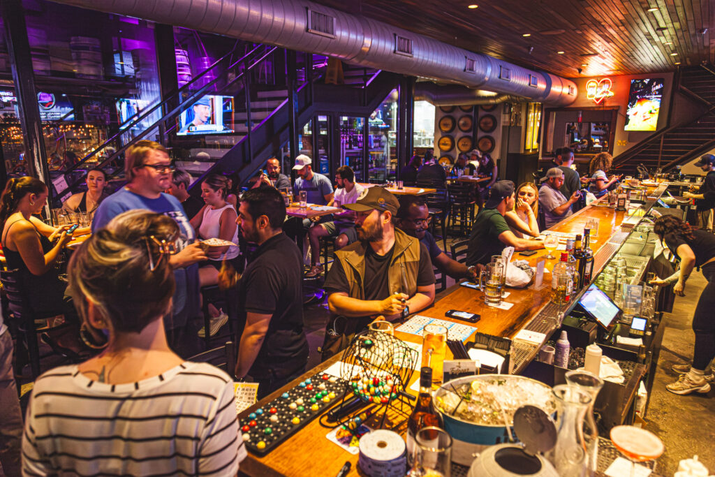 Wingo Bingo at Fatpour Wicker Park