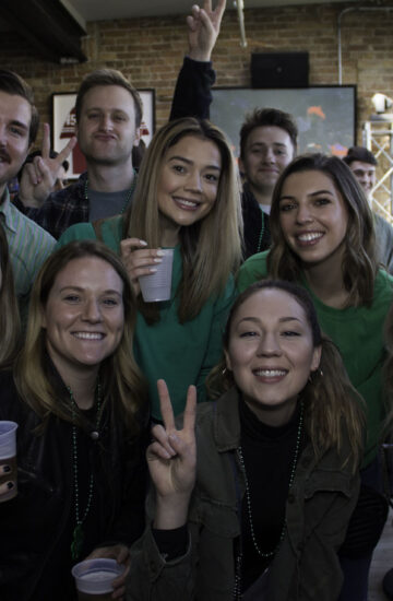 Goup event in second floor event space at Fatpour Wicker Park