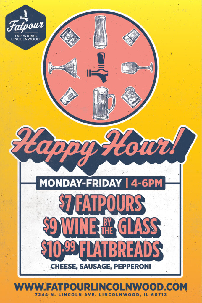 Fatpour Lincolnwood Happy Hour Drink Deals