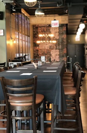Fatpour McCormick second floor seated dinner