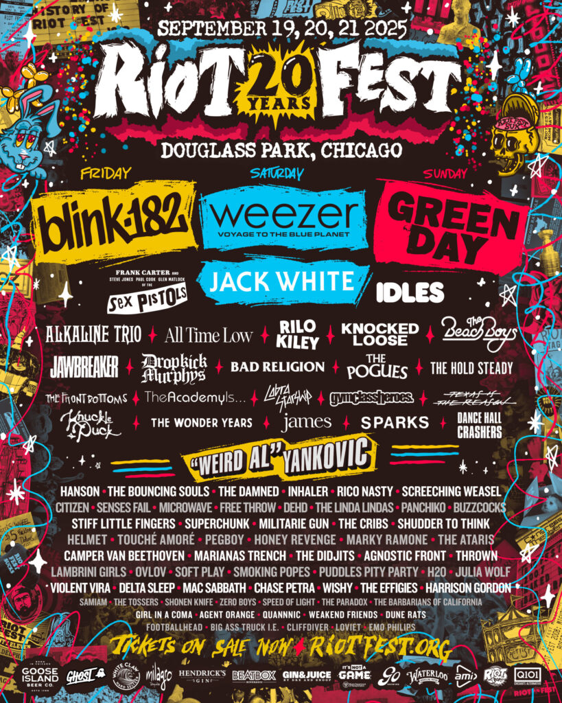 Riot Fest 2025 Ticket Giveaway 1 Riot Fest 2025 Lineup
