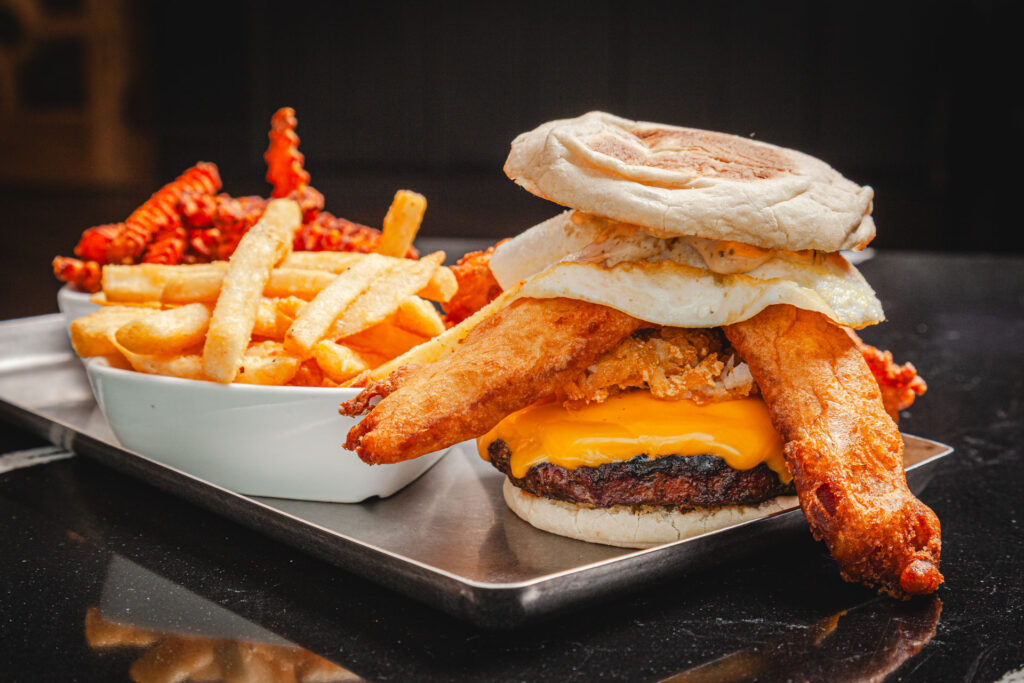 FP fatpour style breakfast burger 288