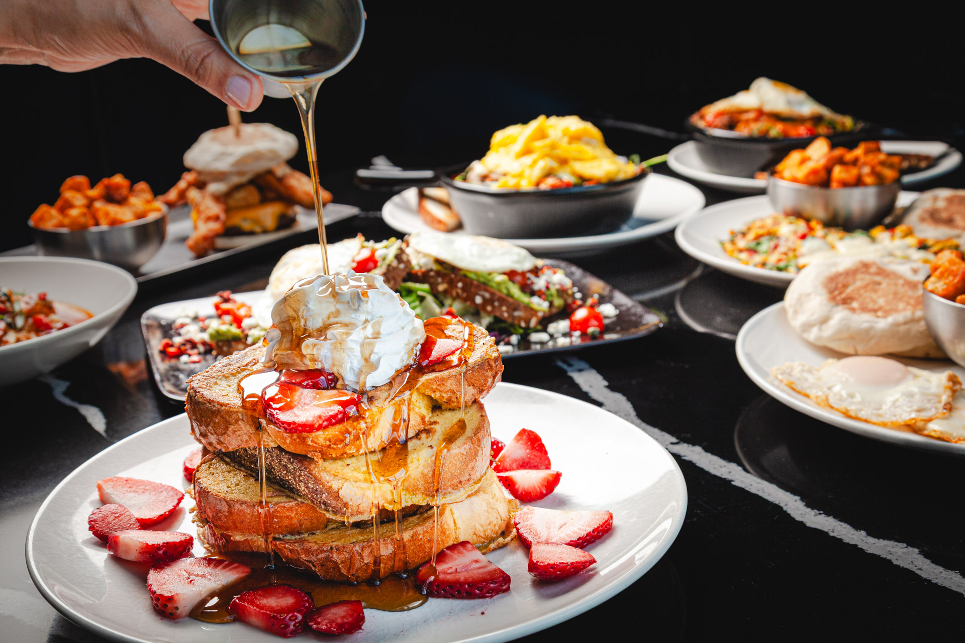 Brunch at Fatpour Lincolnwood 3 Classic French Toast