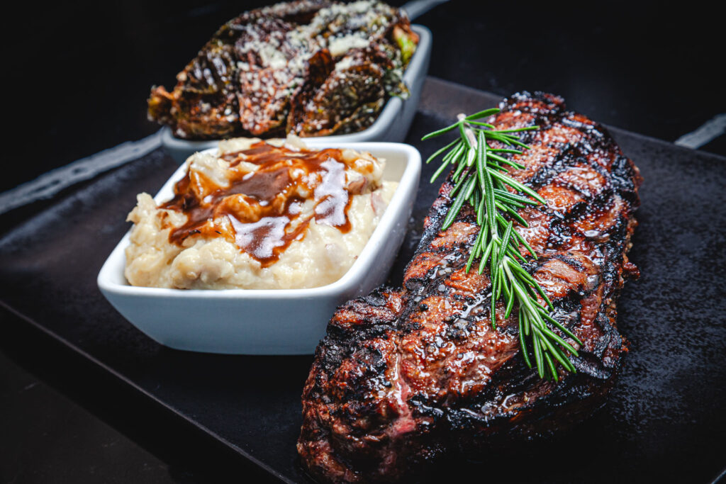 New York Strip Steak at Fatpour Tap Works in Chicago + Lincolnwood