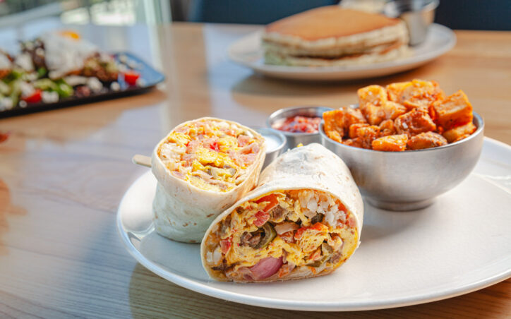 Hangover breakfast burrito
