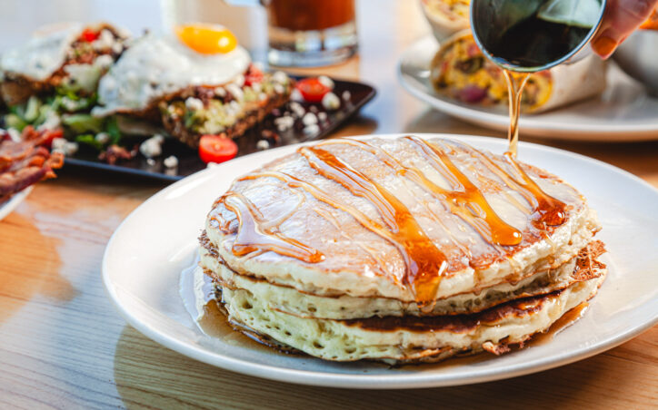 Pancakes at Fatpour Lincolnwood Brunch