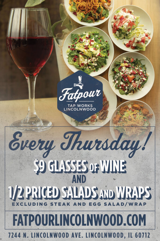 Thursday drink specials at Fatpour Lincolnwood