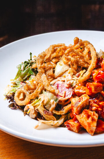 BBQ Chicken Salad at Fatpour
