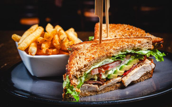 Menu 33 Chicken Club Sandwich at Fatpour Tap Works