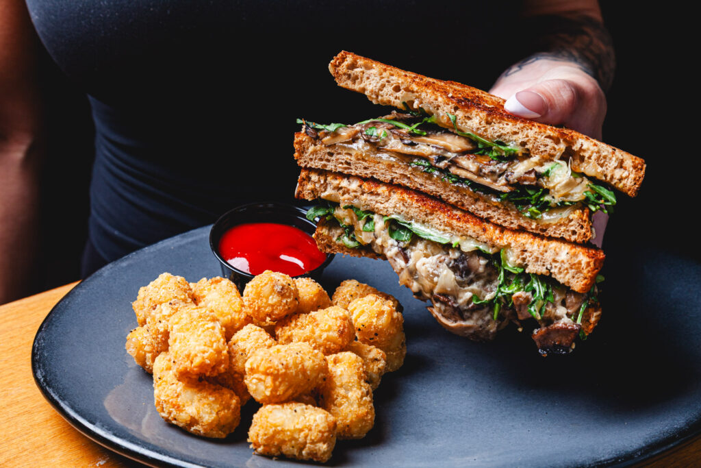 French Onion Shroom Sammie at Fatpour