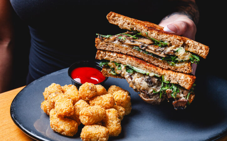 French Onion Shroom Sammie at Fatpour
