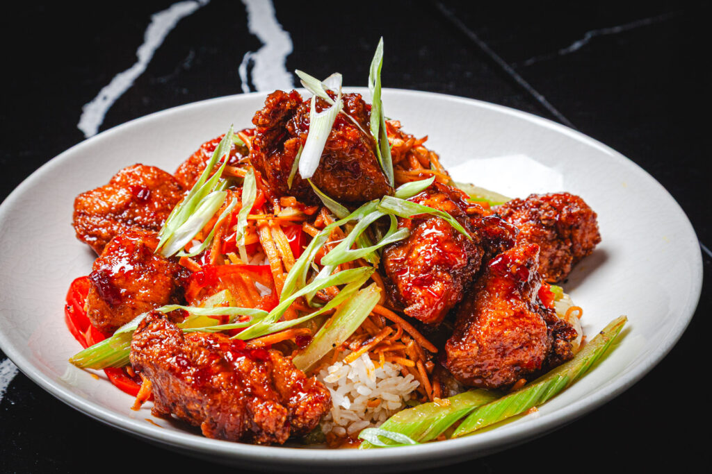 Orange Chicken Fatplate at Fatpour