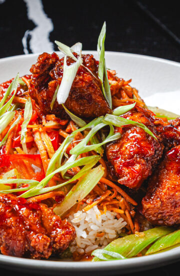 Orange Chicken Fatplate at Fatpour