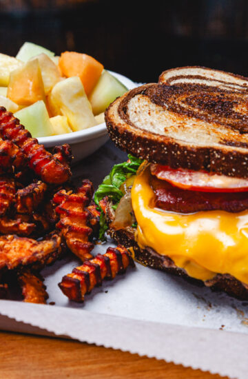 Rye Way Smash Burger Special at Fatpour Wicker Park