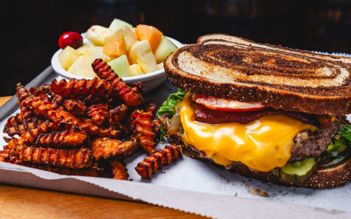 Rye Way Smash Burger Special at Fatpour Wicker Park