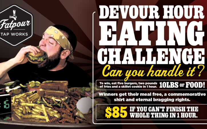 Fatpour Devour Hour Eating Challenge
