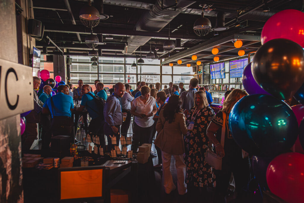 Themed corporate event at Fatpour McCormick post-tradeshow