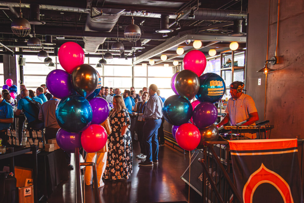 Themed corporate event at Fatpour McCormick post-tradeshow