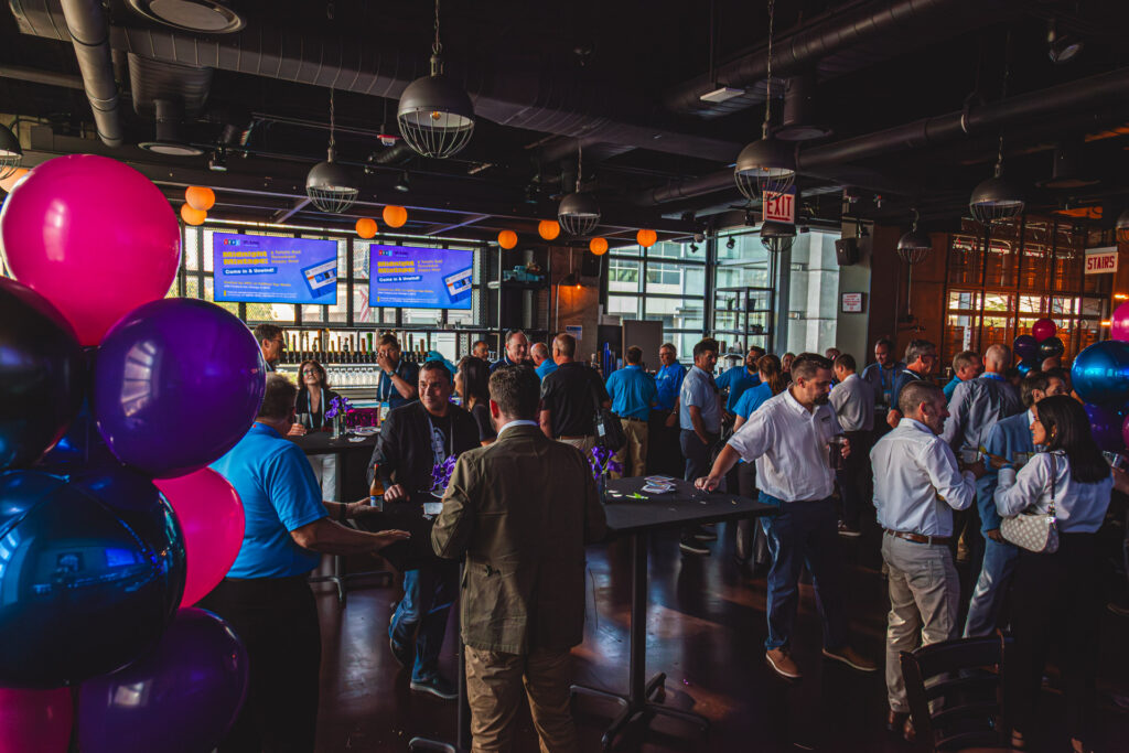 Themed corporate event at Fatpour McCormick post-tradeshow