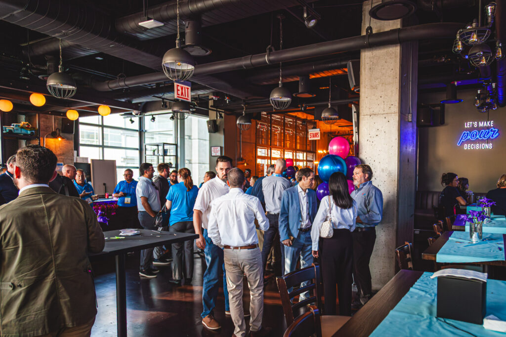 Themed corporate event at Fatpour McCormick post-tradeshow