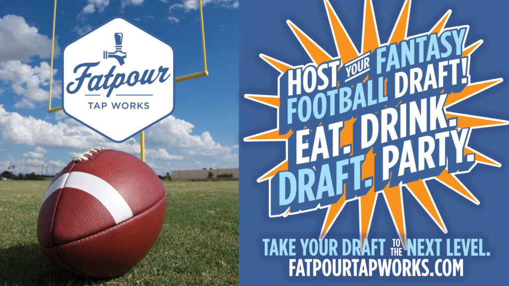 Fantasy Football Draft at Fatpour Tap Works
