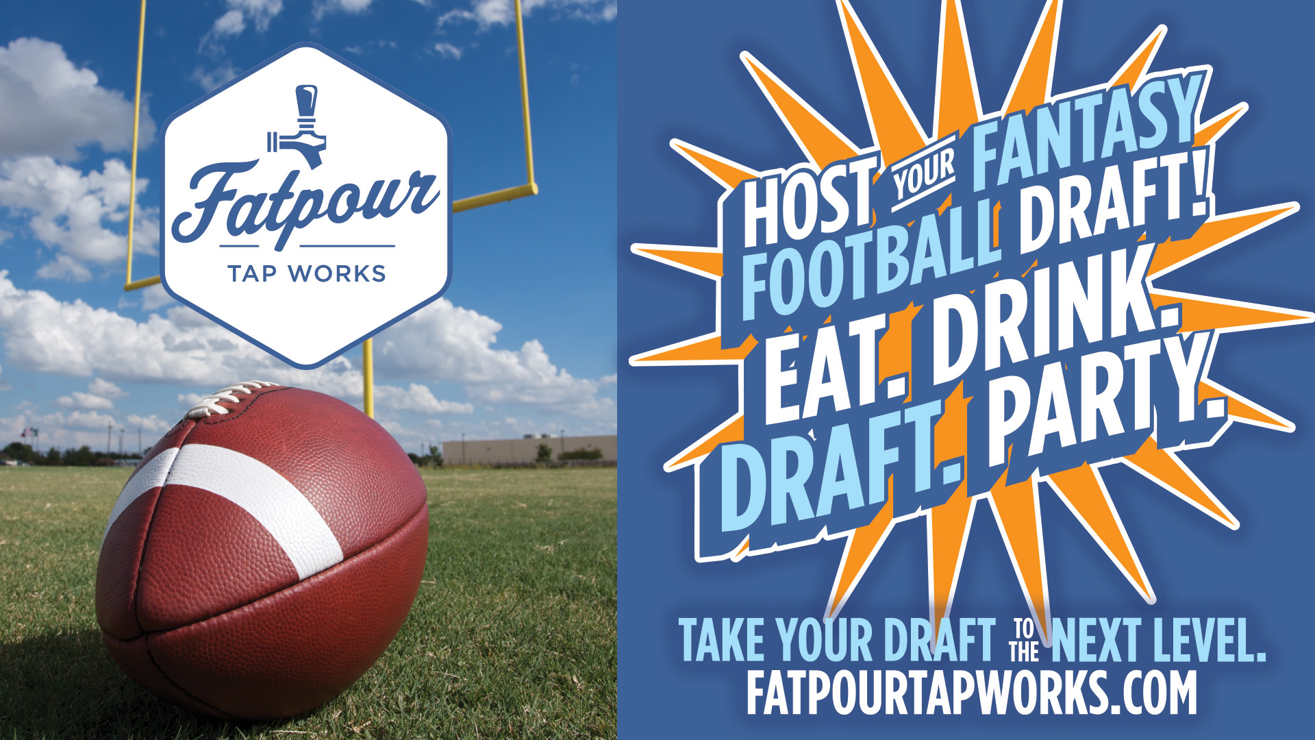 Fantasy Football Draft at Fatpour Tap Works
