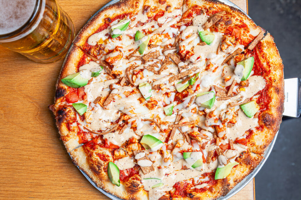 BBQ Chicken & Avocado Pizza