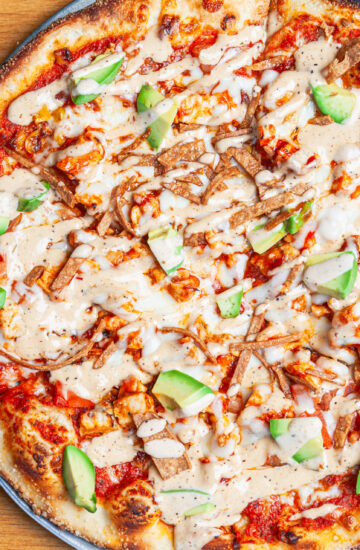 BBQ Chicken & Avocado Pizza