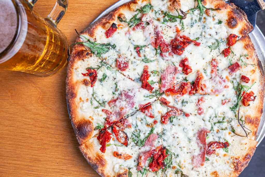 Ricotta & Arugula Pizza