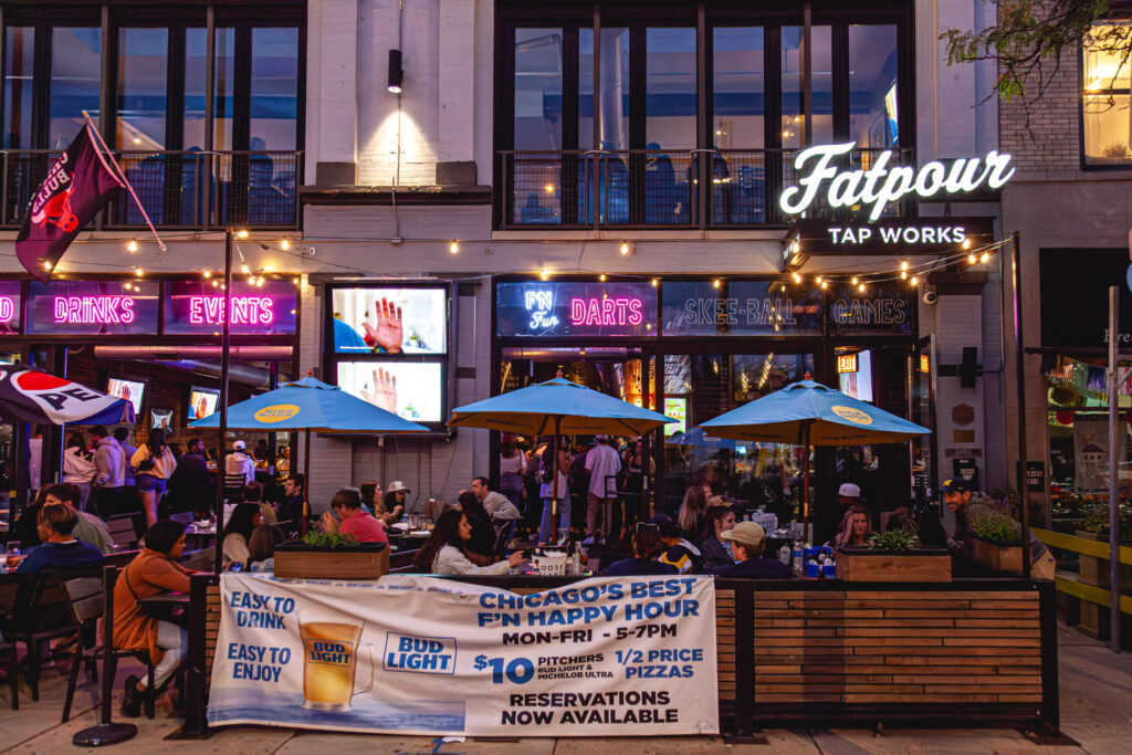 Fatpour Wicker Park Sports Bar with Patio