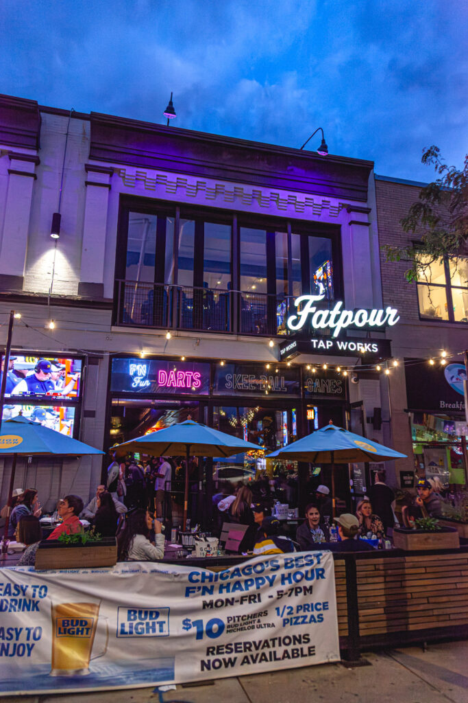 Fatpour Wicker Park Sports Bar with Patio