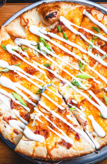 Loaded Baked Potato Pizza at Fatpour Wicker Park