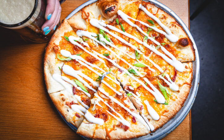 Loaded Baked Potato Pizza at Fatpour Wicker Park