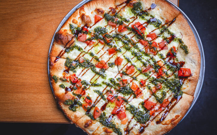 Margherita Pizza at Fatpour Wicker Park