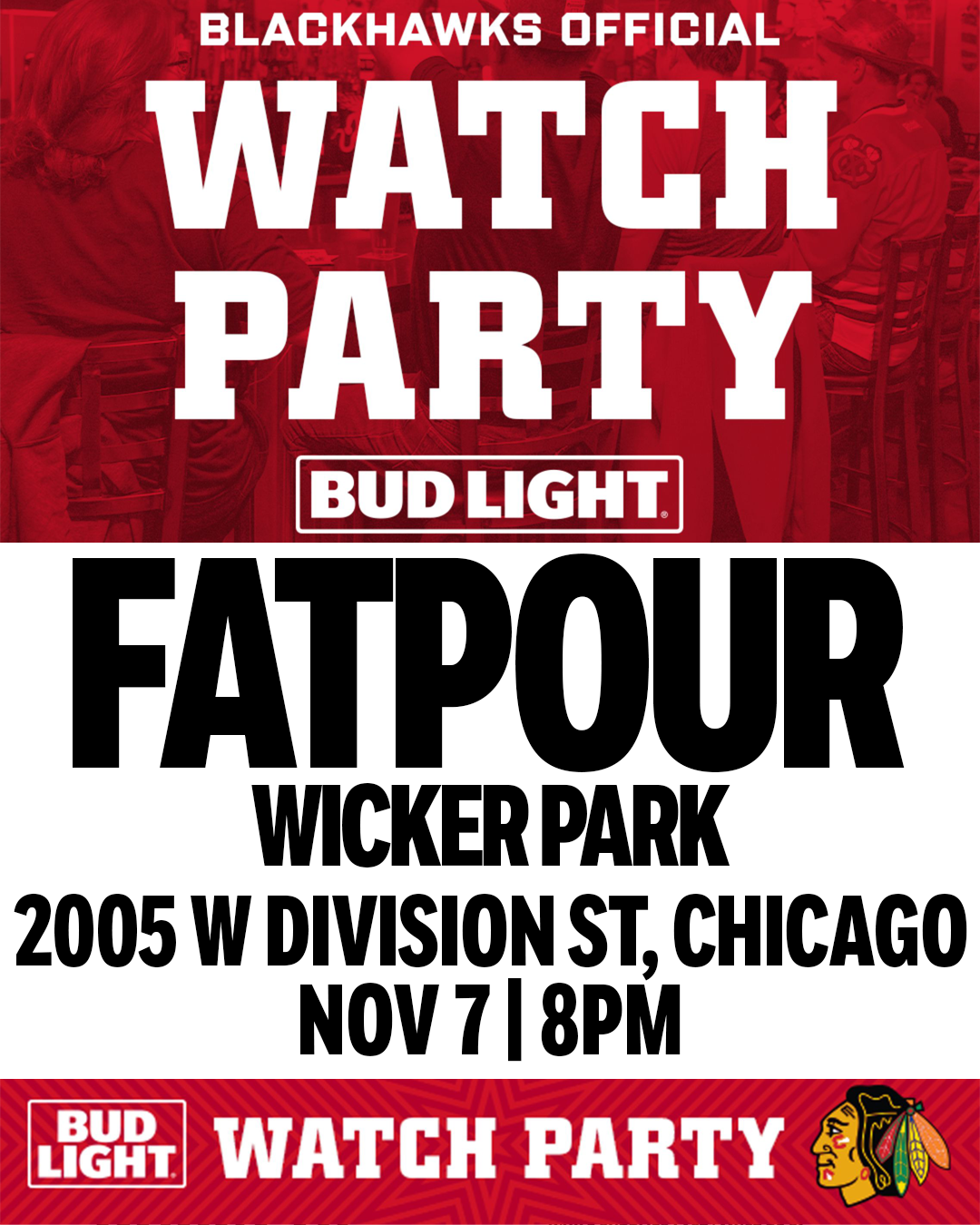 HAWKS WATCH PARTY 11.7