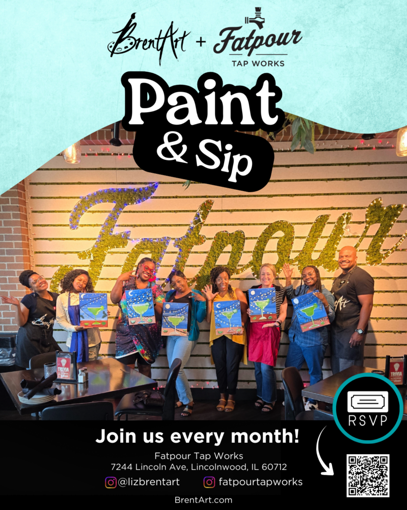 Paint & Sip Flyer BrentArt