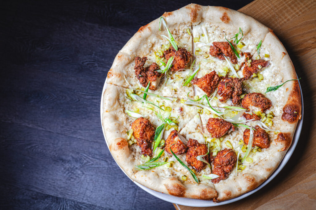 Hot Honey Chicken Pizza