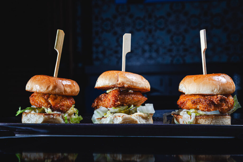 FPLW hot honey fried chicken sliders