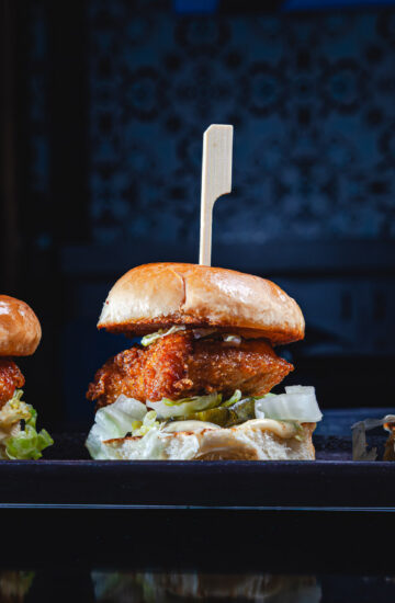FPLW hot honey fried chicken sliders