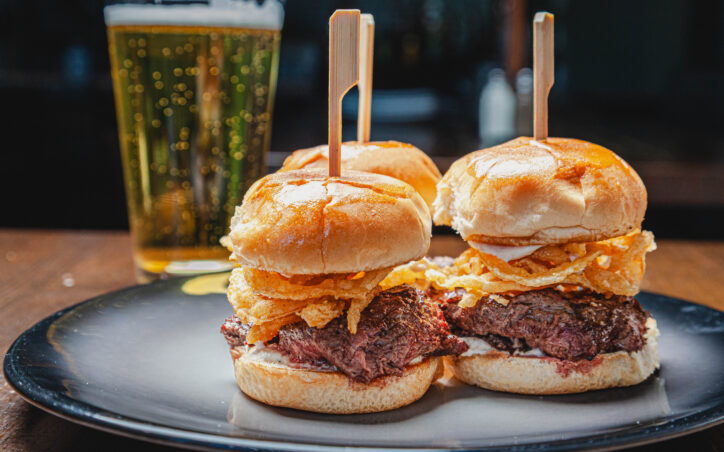 Steak Tenderloin Sliders at Fatpour McCormick