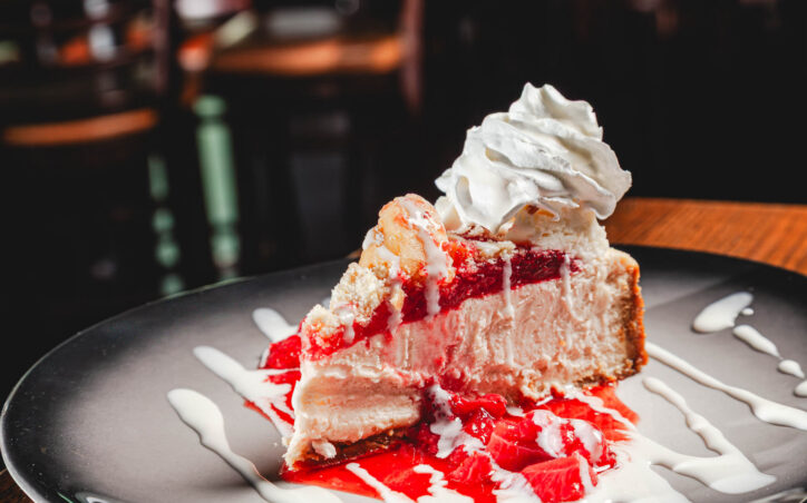Raspberry Donut Cheesecake Dessert at Fatpour McCormick